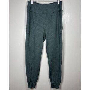 LNDR Sunday Track Pants Green Women's Medium Exercise Workout Walking Lounge